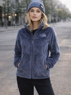 The North Face Women’s Osito Fleece Jacket – Midnight Galaxy – Size S
